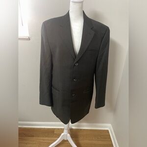 Lauren Ralph Lauren 40R Wool Blazer Dark Charcoal Sport Coat